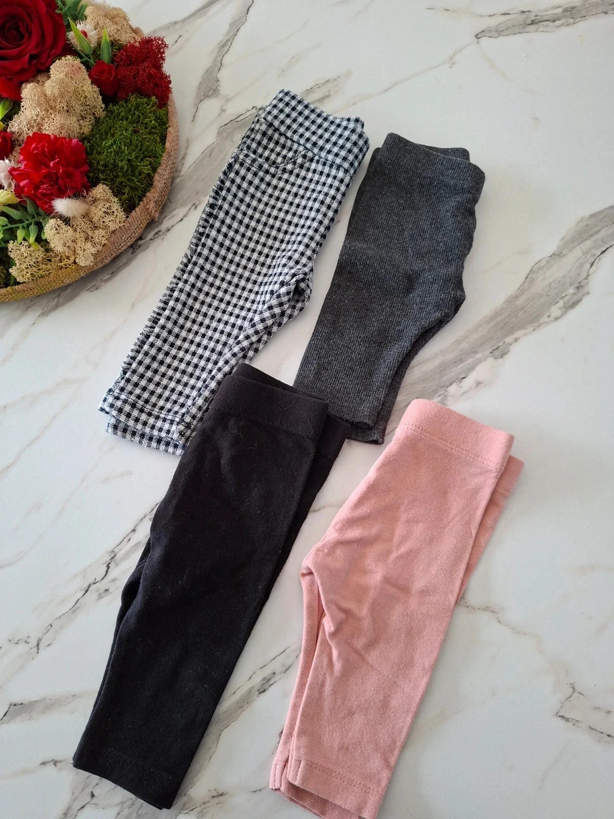Lot de leggings taille 3 mois - Kiabi/Obaïbi – photo 2